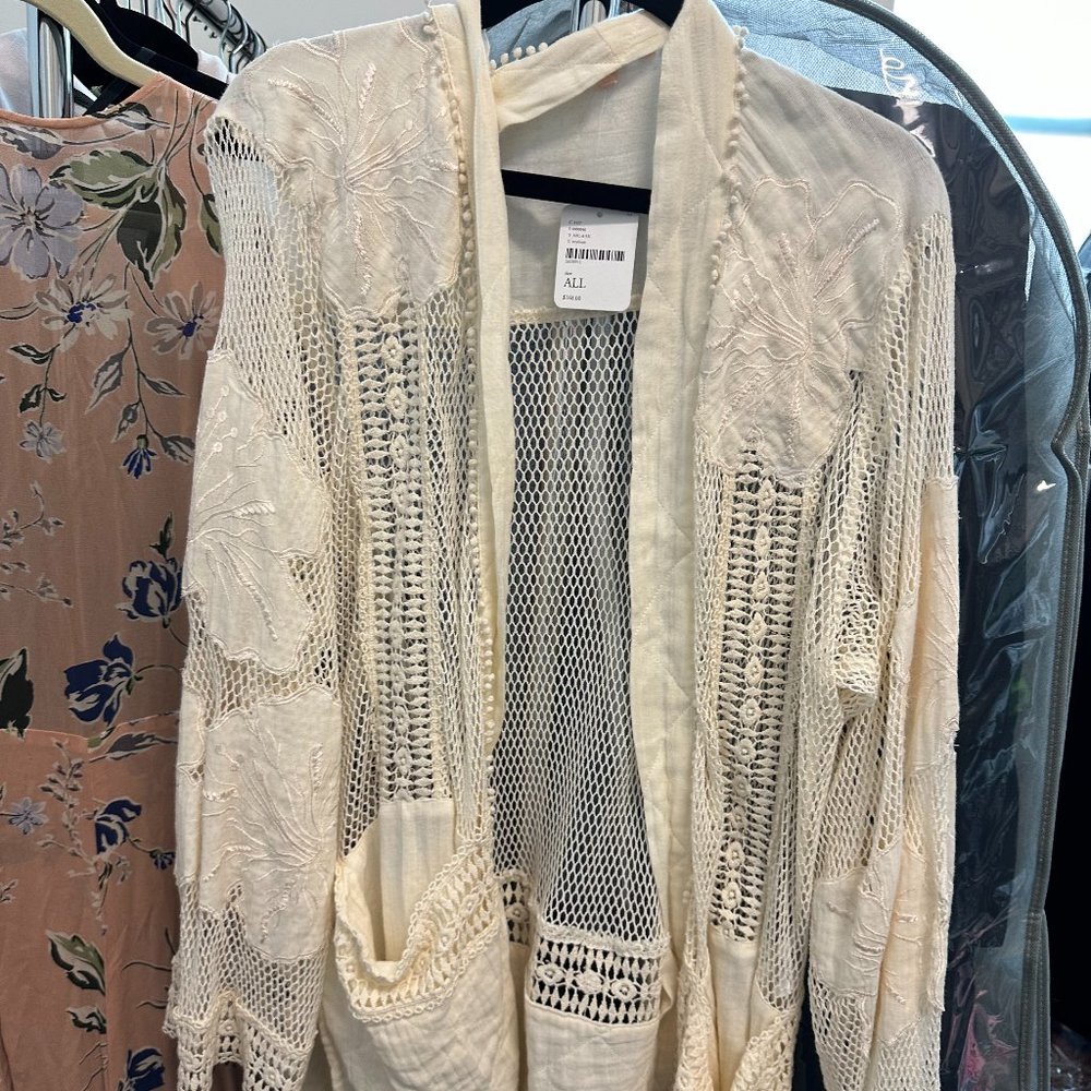 Free People Mesh Design Jacket